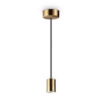 Závěsné svítidlo Ideal Lux SET UP MSP OTTONE 260051 E27 1x60W IP20 9cm broušená mosaz