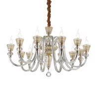 Závěsný lustr Ideal Lux Strauss SP12 140612 Čirá